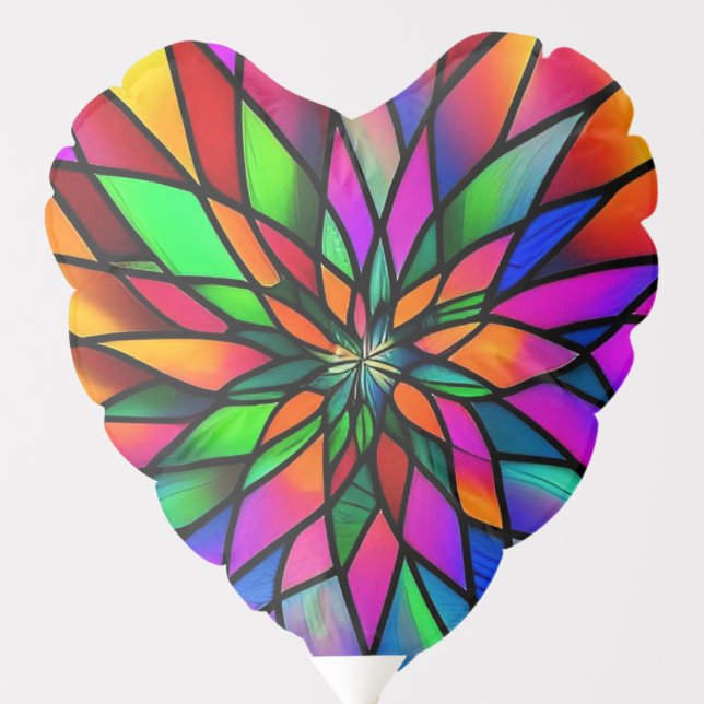 Faux Stained Glass Balloon (Front)