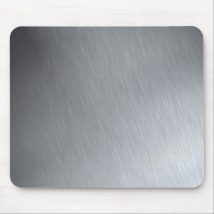 Faux Stainless Steel Mouse Pad