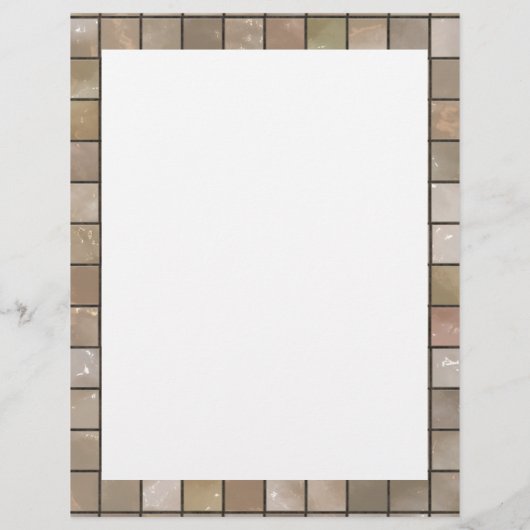 Faux Tan Floor Tile Image (Back)