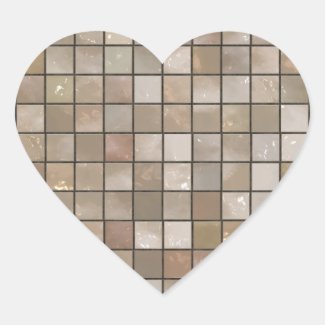 Faux Tan Floor Tile Image Rectangular Sticker