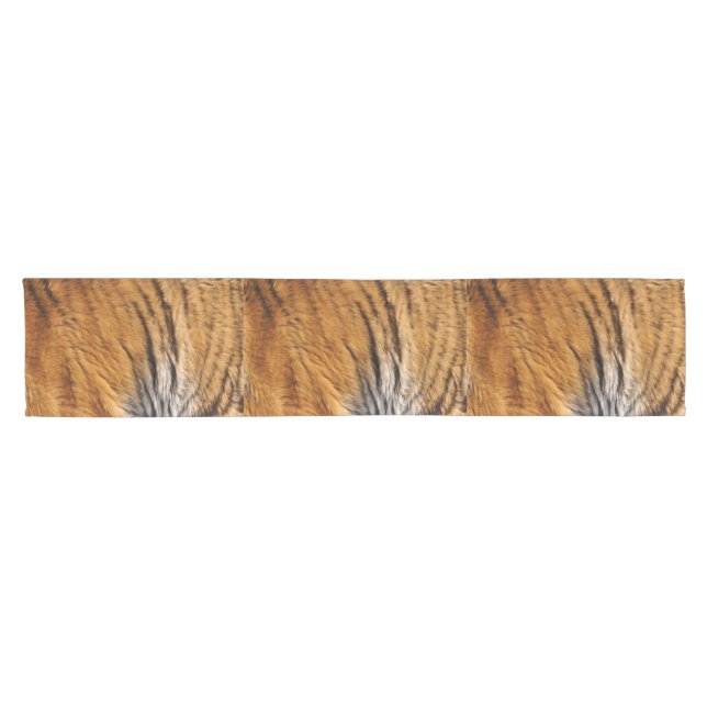 Faux Tiger Fur Big Cat-themed Table-runner Short Table Runner (Horizontal)
