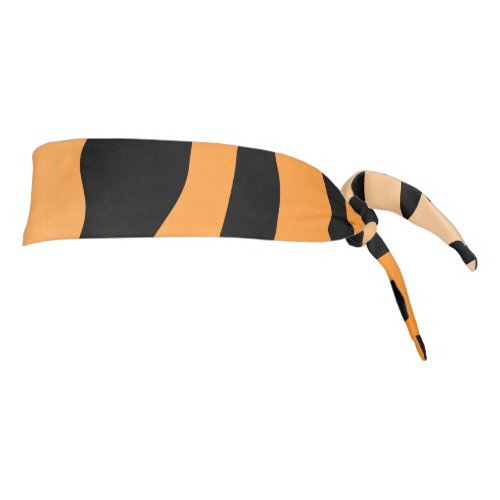 Faux Tiger Print Tie Headband