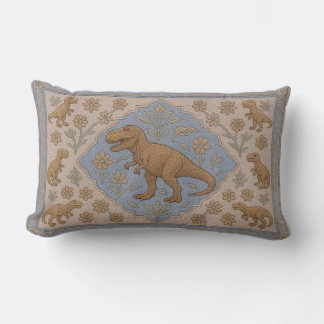 Faux-Turkish Style Tyrannosaurus Rex Lumbar Pillow