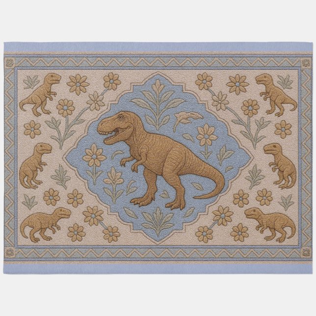 Faux-Turkish Style Tyrannosaurus Rex rug (Front)