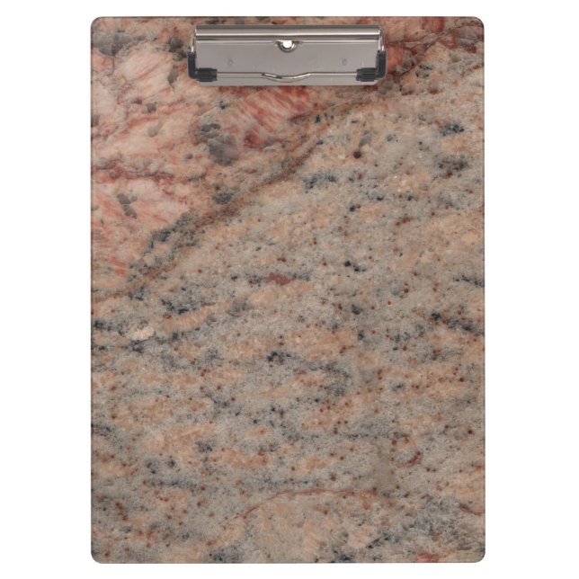 Faux Typhoon Bordeaux Granite Clipboard (Front)