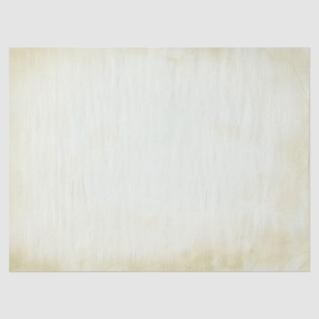 Faux Vintage Parchment Western Style Tissue Paper (Front)