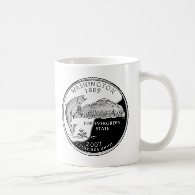 Faux Washington State Quarter Coffee Mug (Right)