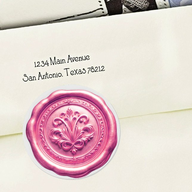 Faux Wax Envelope Seal Style 4 Red 12 (Creator Uploaded)