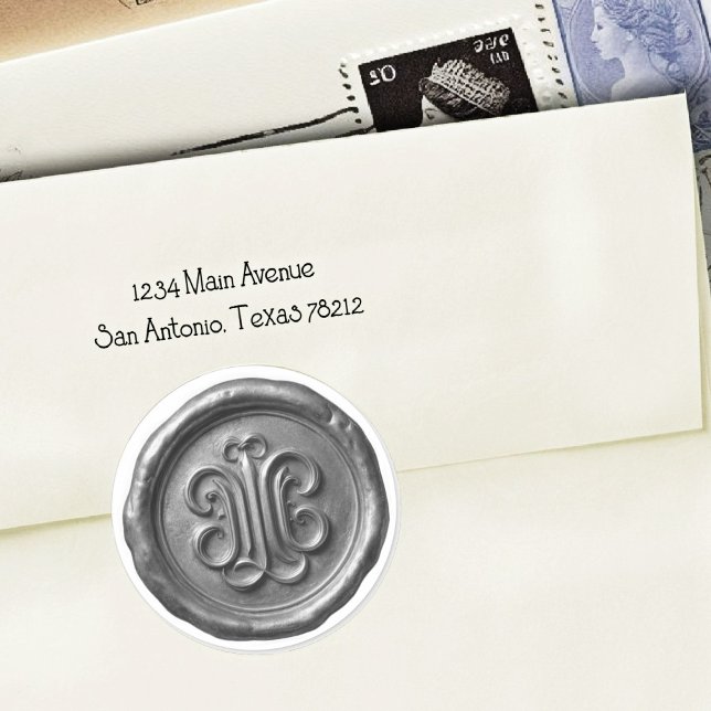 Faux Wax Seal Deep Impression Gray (Creator Uploaded)