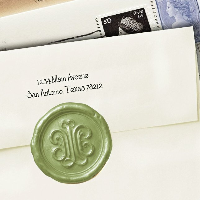 Faux Wax Seal Deep Impression Green (Creator Uploaded)