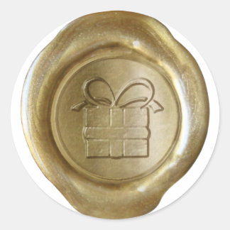 Faux Wax Seal - Gold - GIFT