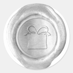 Faux Wax Seal - Silver - GIFT