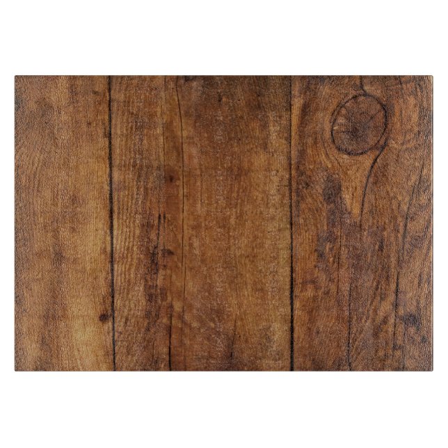 Faux Weathered Barn Wood Cutting Board (Front)