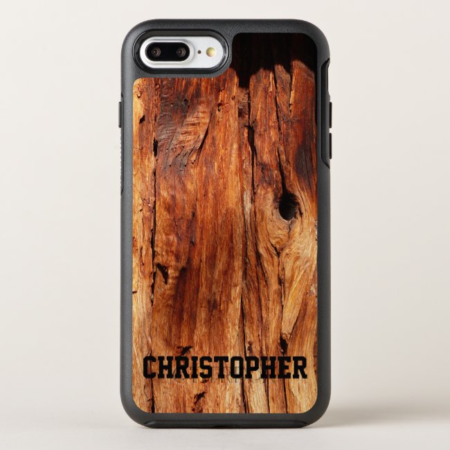 Faux Weathered Wood OtterBox iPhone 7 Plus