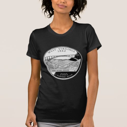 Faux West Virginia State Quarter T_Shirt