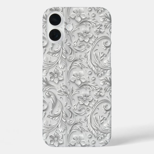 Faux Western wood carving pattern tiled  Case-Mate iPhone Case (Back)