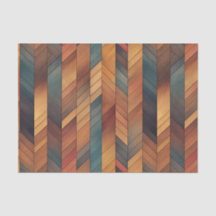 Faux Western wood tiled pattern  Tissue Paper