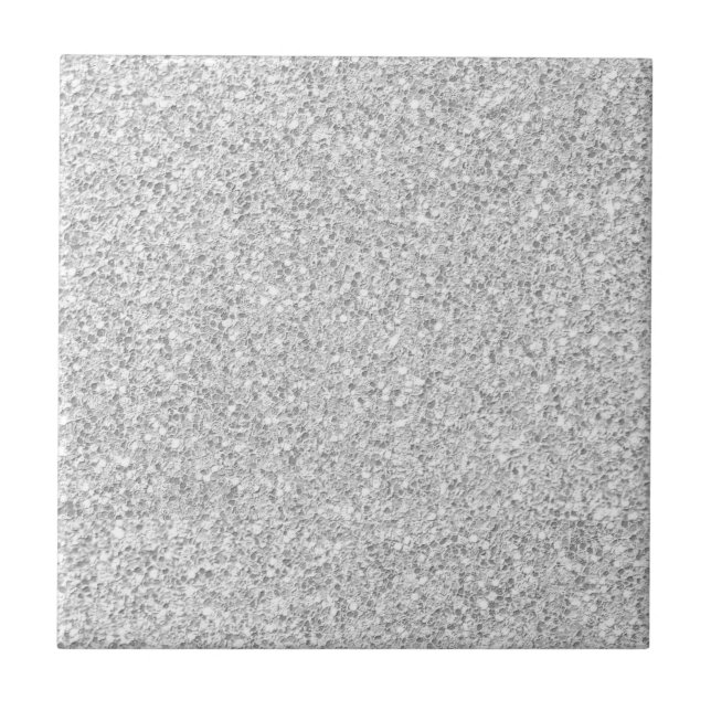 Faux White Gray Granite Stone Ceramic Tile (Front)