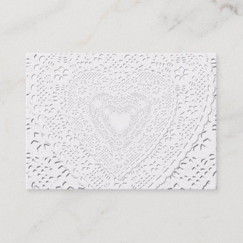White Lace Fabric Image  Background Business Card Templates