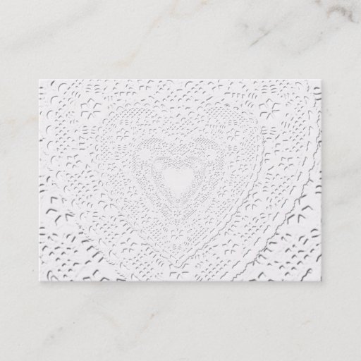 Customizable White Lace Fabric Image  Background Business Card Templates