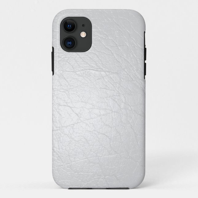 Faux White Leather iPhone 5s Case (Back)