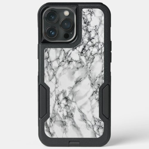 Faux White Marble Stone iPhone Case