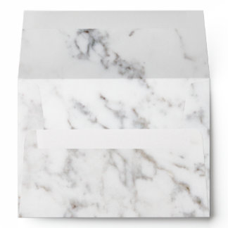 Faux White Marble Texture Look-like Envelope