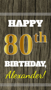 80th birthday gift tags gift enclosures zazzle