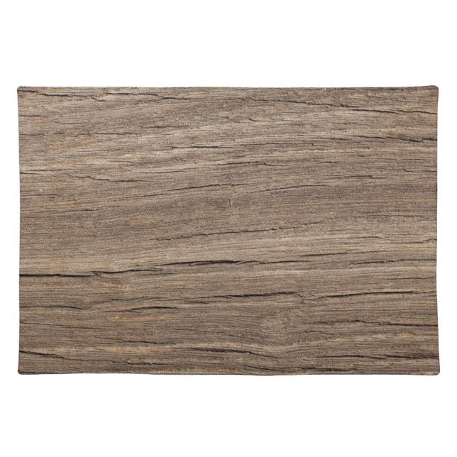 Faux Wood Grain Placemat (Front)