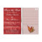 FAUX Wood, Leaves, Heart Save the Date Post Card
