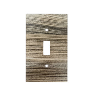 "Faux Wood" light switch cover