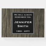 [ Thumbnail: Faux Wood Look, Mournful Sympathies Guestbook ]