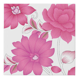 Faux Wrapped Canvas Print