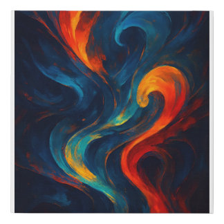 Faux Wrapped Canvas Print