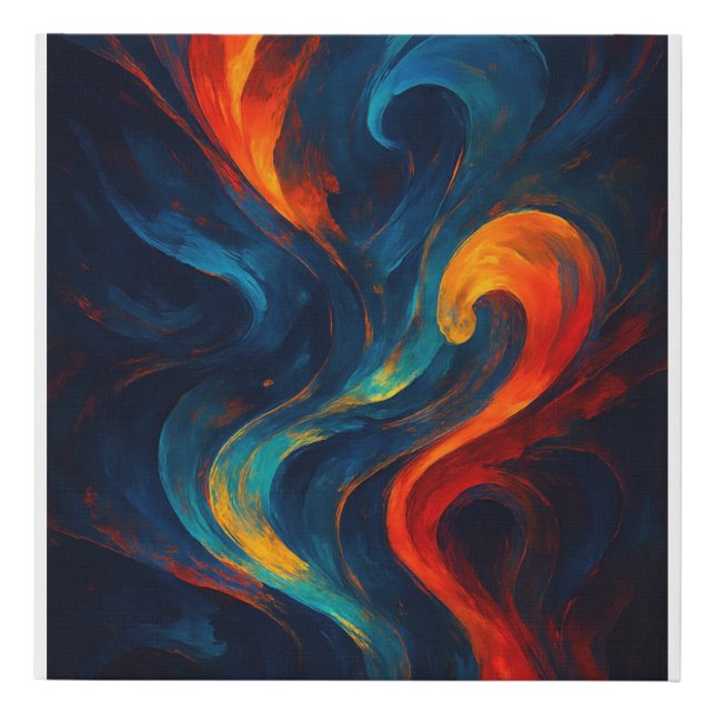 Faux Wrapped Canvas Print (Front)