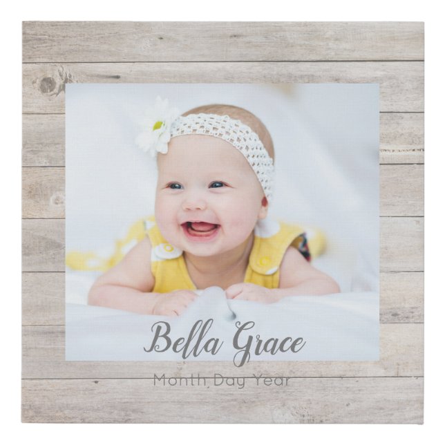 Faux Wrapped Canvas Print (Front)