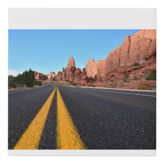 Faux Wrapped Canvas Print (Front)