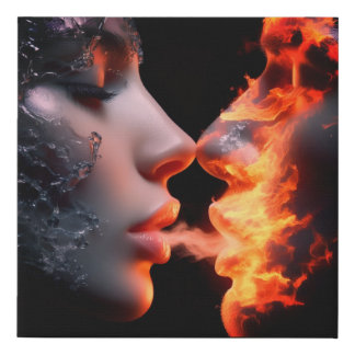 Faux Wrapped Canvas Print