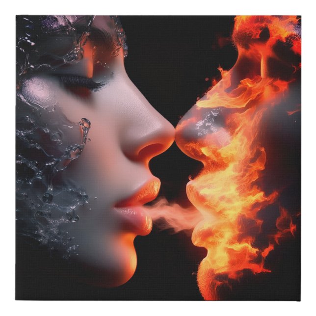 Faux Wrapped Canvas Print (Front)