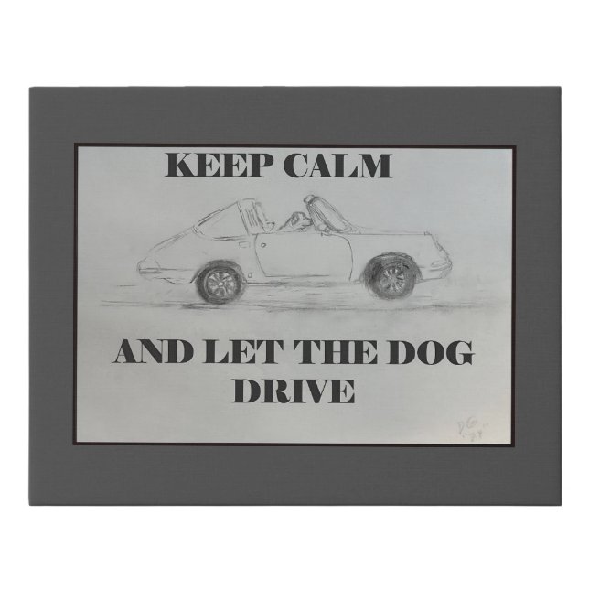 Faux wrapped Canvas Print (Front)