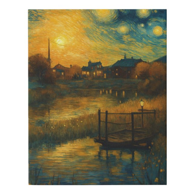 Faux Wrapped Canvas Print (Front)