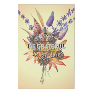 Faux Wrapped Canvas Print