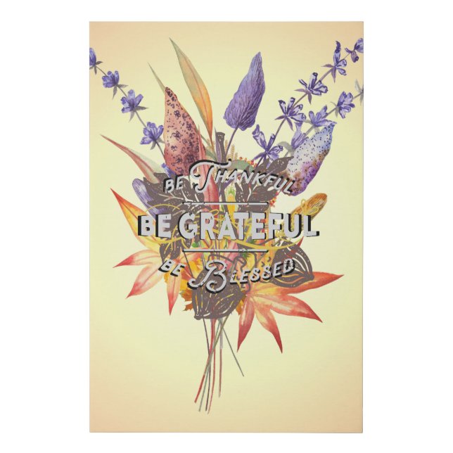 Faux Wrapped Canvas Print (Front)