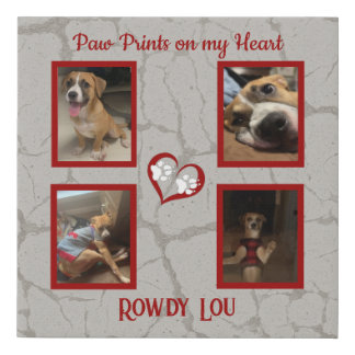 Faux Wrapped Canvas Print