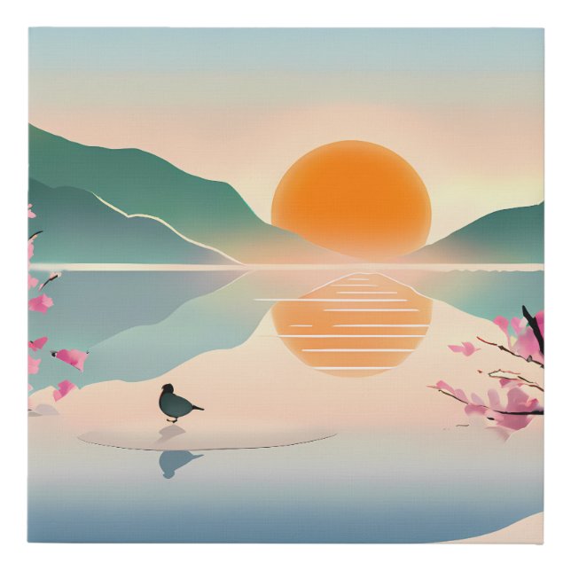 Faux Wrapped Canvas Print (Front)