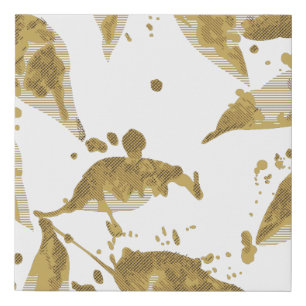 Faux Wrapped Canvas Print