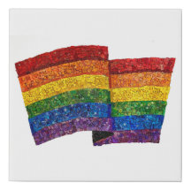 Faux Wrapped Canvas Print