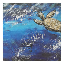 Faux Wrapped Canvas Print