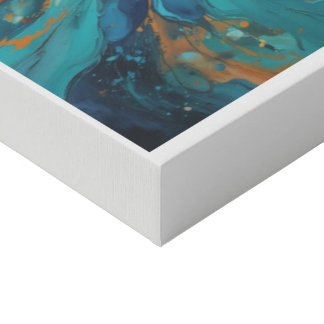 Faux Wrapped Canvas Print