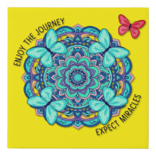 Faux Wrapped Canvas Print